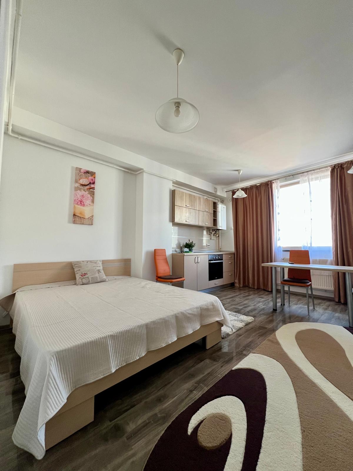 Apartament de inchiriat cu o camera in Iasi, de tip Open space, suprafata de 30 mp, zona Tatarasi(Tatarasi Sud )